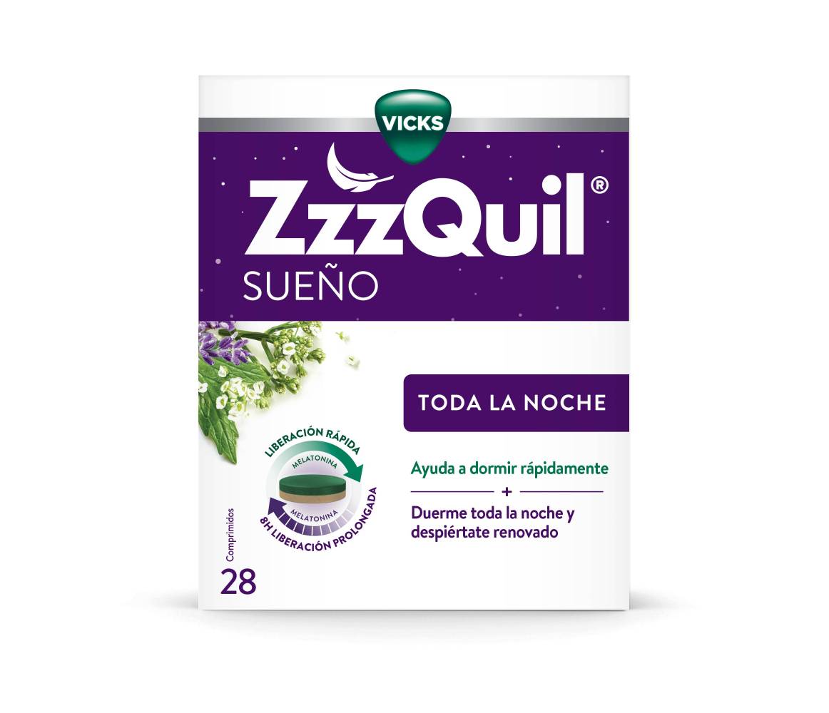 ZZZQUIL SUEÑO TODA LA NOCHE 28 COMPRIMIDOS