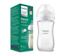 AVENT BIBE NATURAL RESP CRISTAL 240 ML SCY933/01